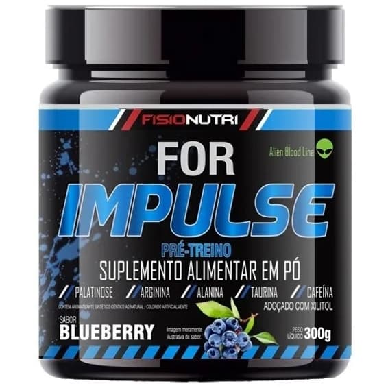 For Impulse Pré Treino Com Creatina - 300g - Fisionutri (Pré Treino com Creatina)