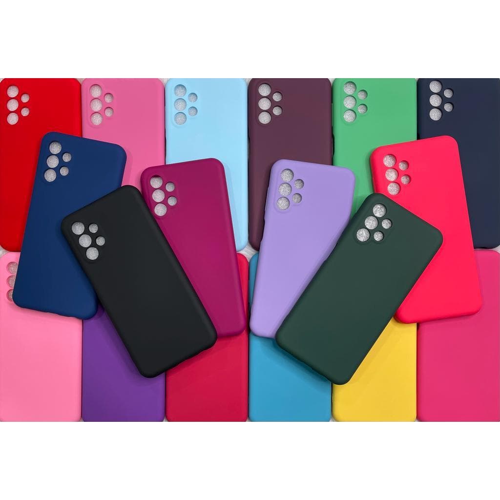 Capa Capinha Para Samsung A13 4G Silicone Aveludado Pelicula Case