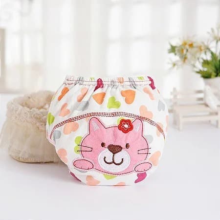 KIT Com 2 Calcinha/Cueca Infantil de Desfralde para sair das Fraldas - Fralda de Treinamento e Transição