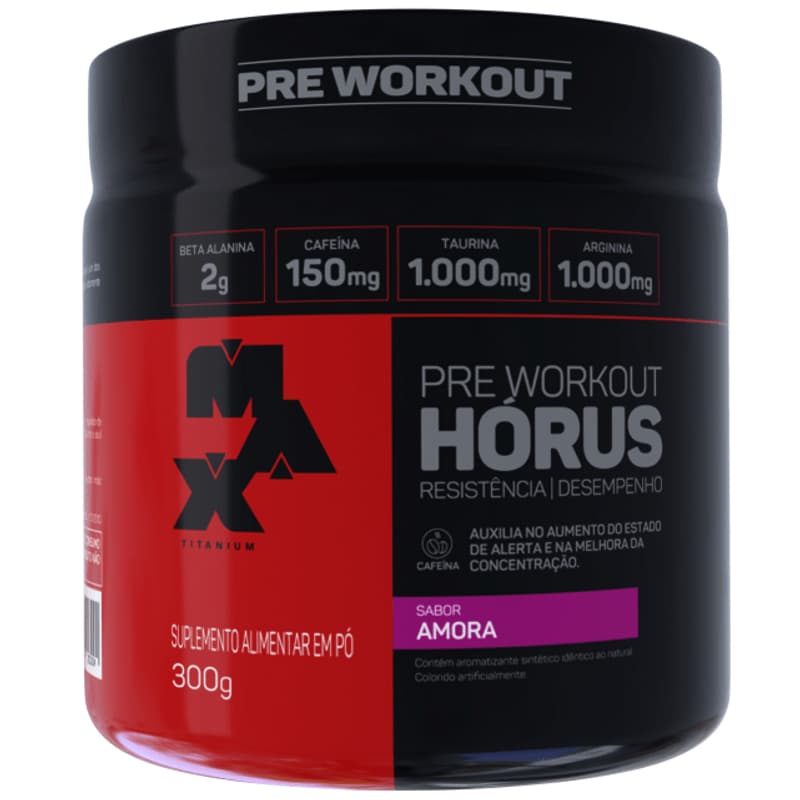 Pré treino Hórus - Max Titanium - 300g