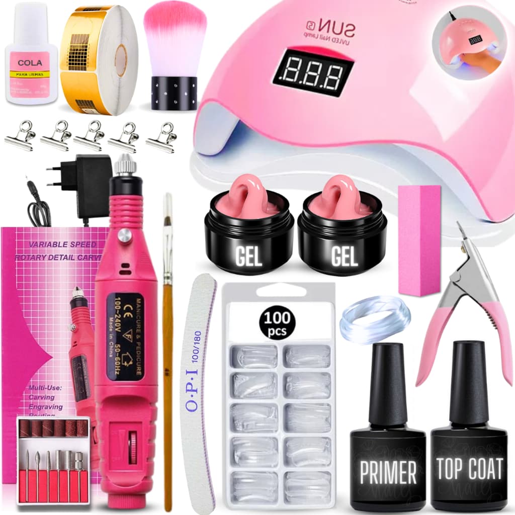Kit Acrigel  Manicure Completo Unhas em Gel Profissional Envio Imediato