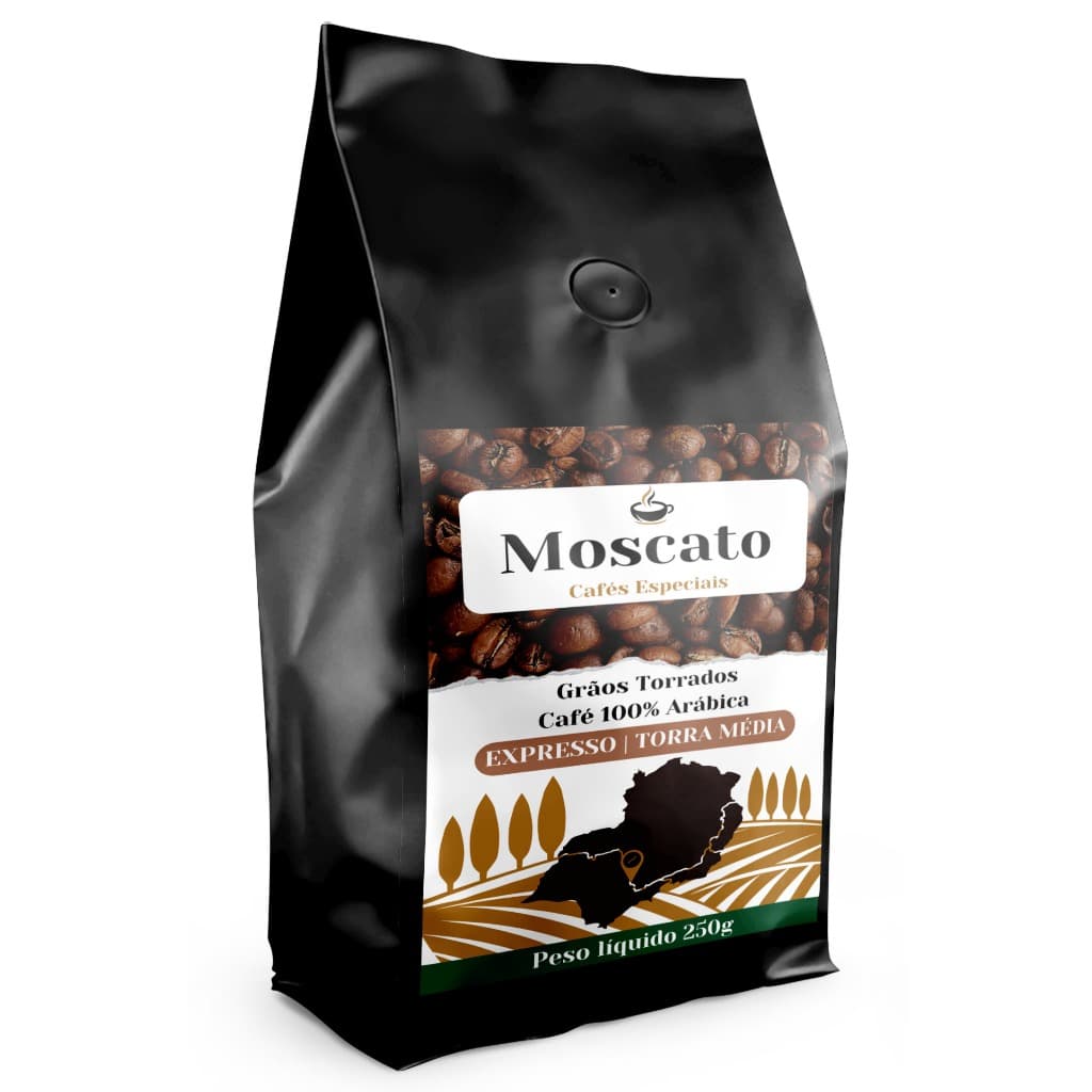 Café em Grãos Gourmet Expresso 250g / Torra Média Café Moscato