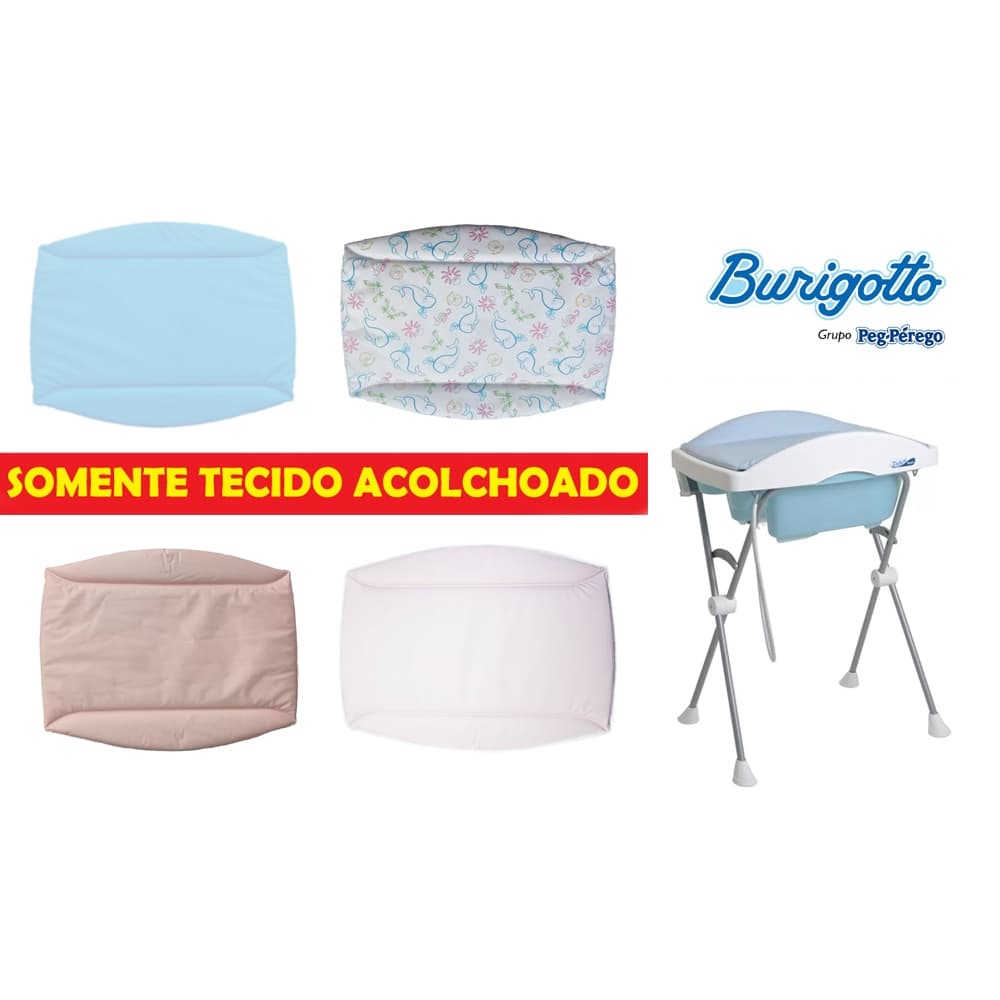 Estofado Impermeável do Trocador da Banheira Tchibum Laminado em PVC Burigotto