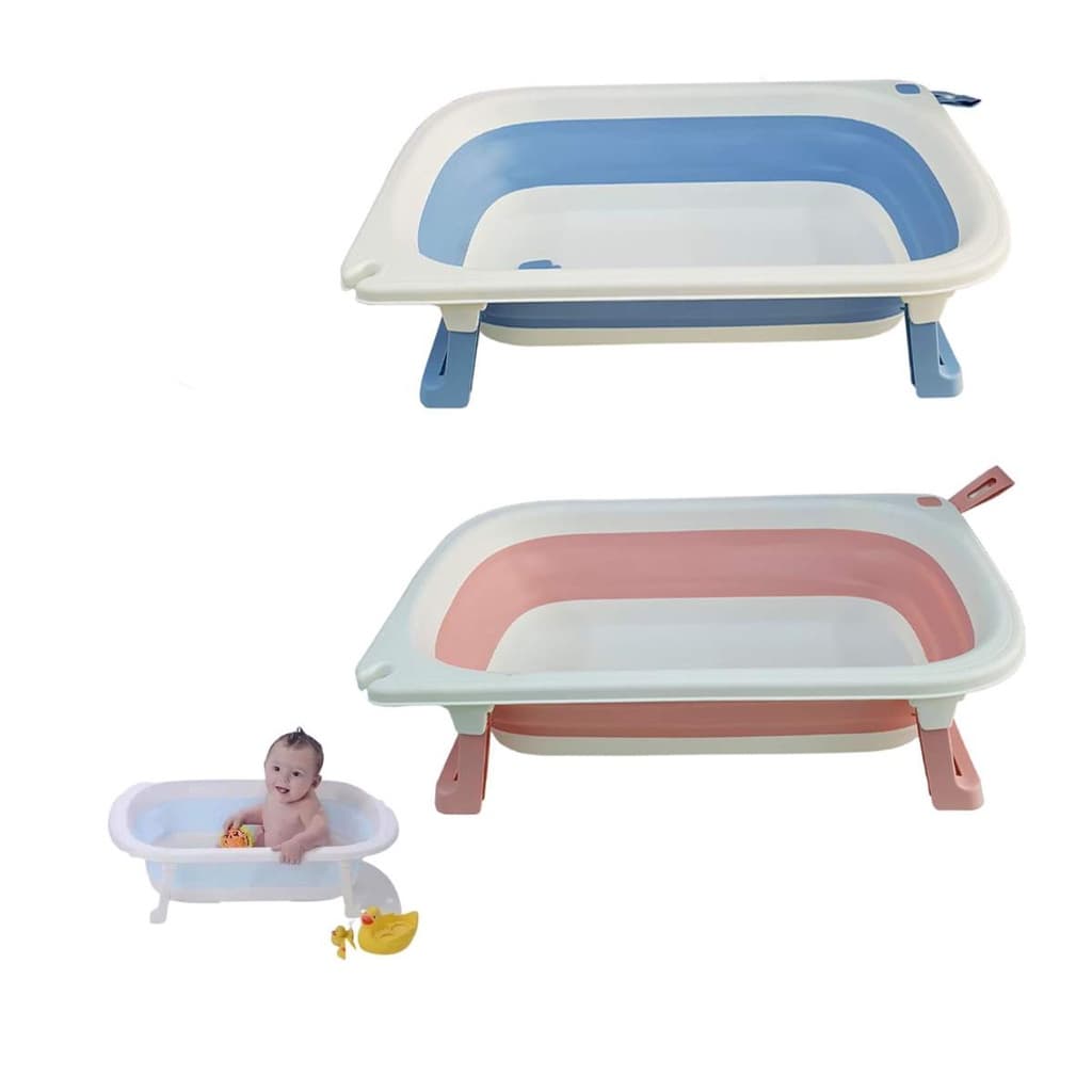 Super Banheira 30 Litros Retrátil Bebê Infantil Dobrável Portátil Criança Banho Compacta ref: J007