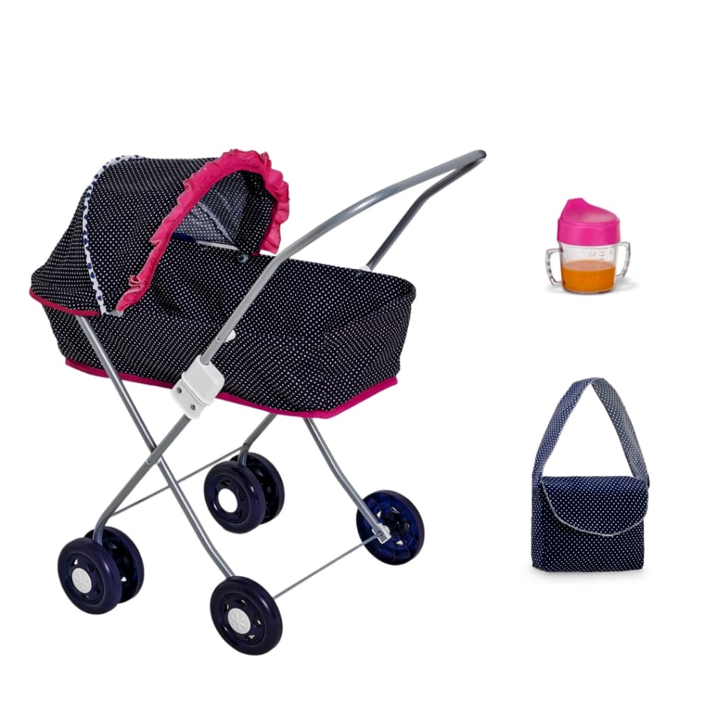 CARRINHO DE BEBE BONECA REBORN M&P + ACESSORIOS