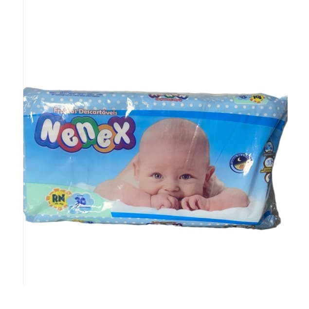 Fralda Descartável Nenex Jumbo  Rn C/30 Un De Até 3 Kg