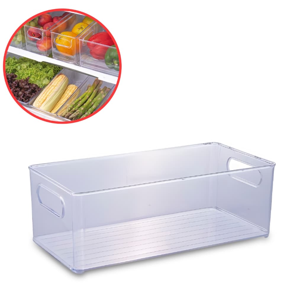 Organizador Multiuso Geladeira Dispensa Cozinha Guarda Conserva Plasutil 20x30