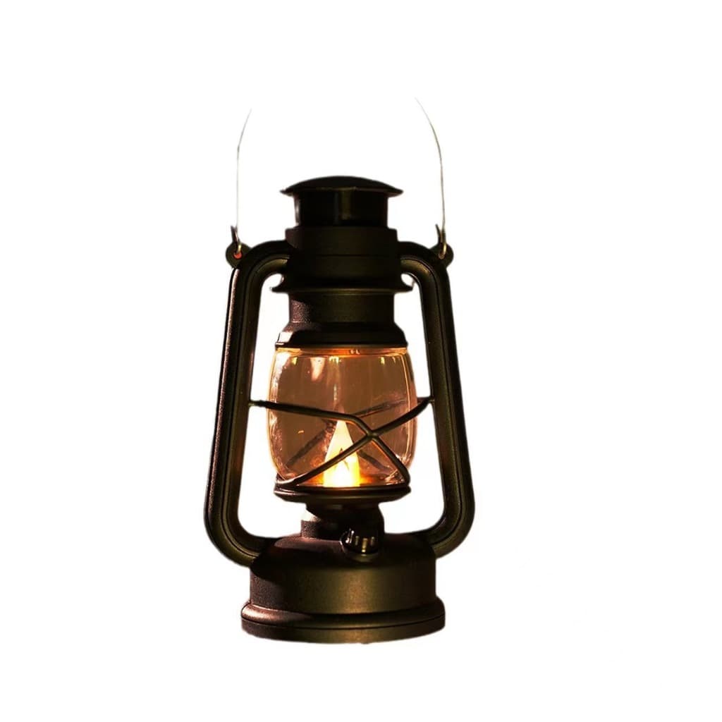 Lampião Luminária Grande Lanterna Led Decoração A13cmxL9cmxC9cm