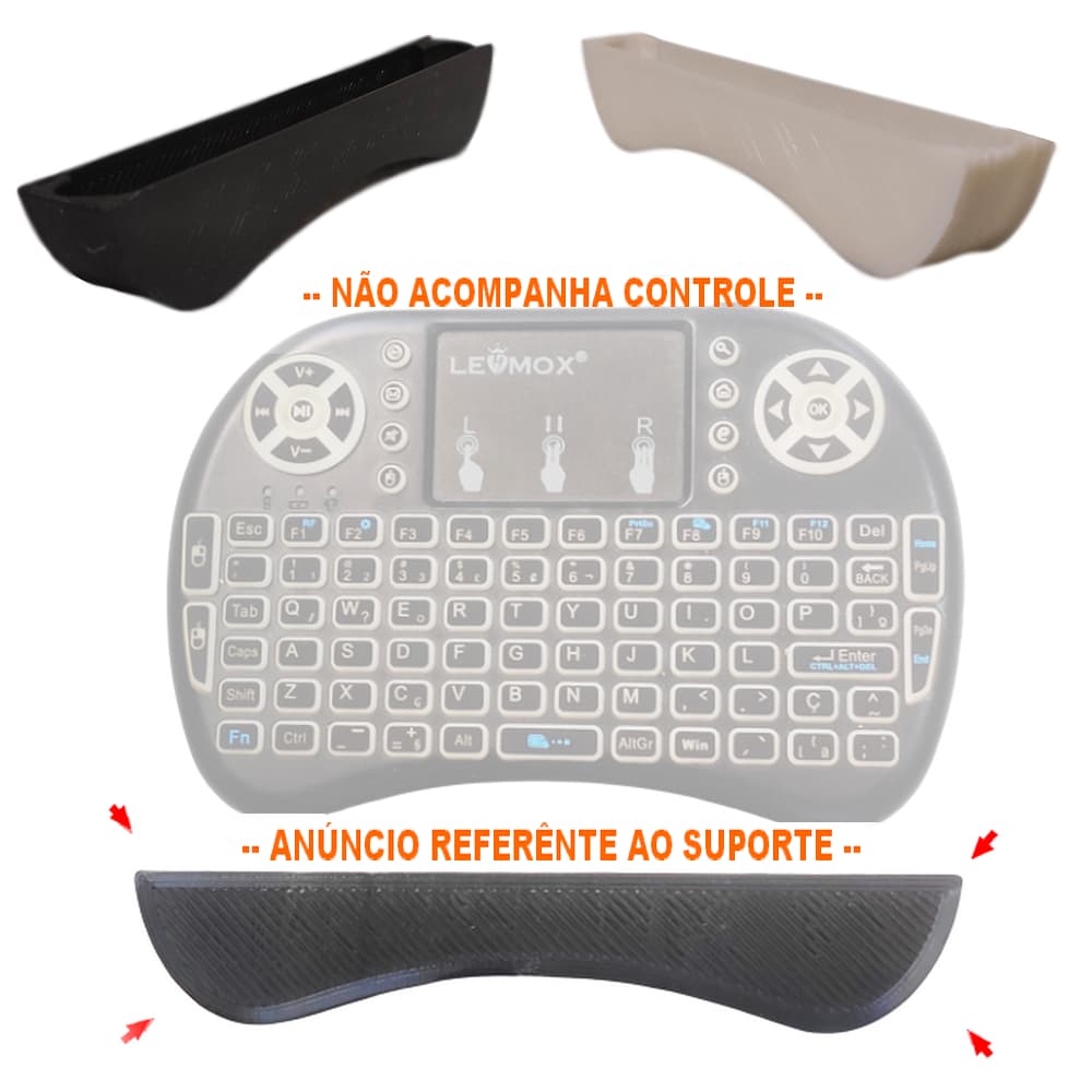 Suporte Mini teclado Controle sem fio Usb / Bluetooth