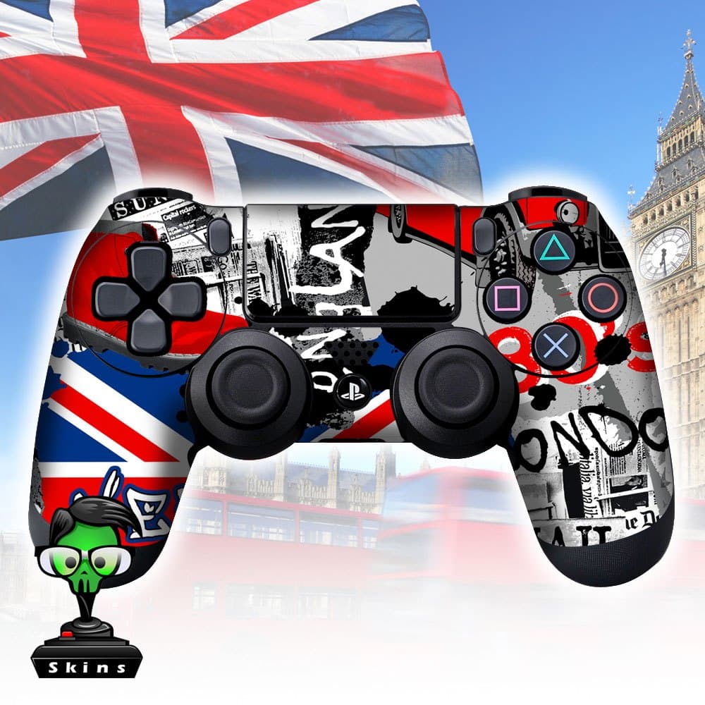 1 Adesivo de controle de videogame Londres London england  bandeira / skin PREMIUM / NÃO DESBOTA COM O USO