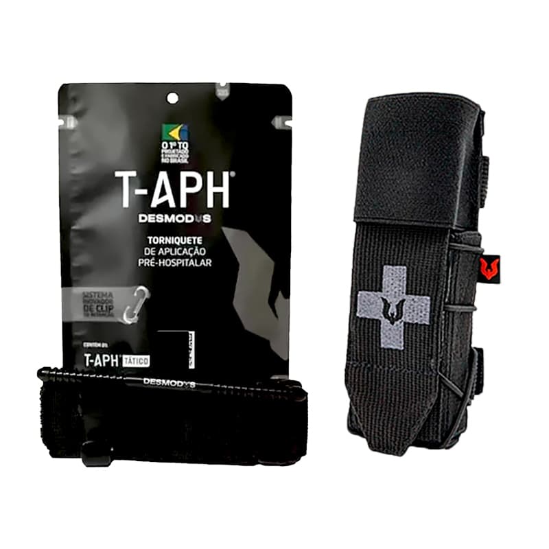 Kit Torniquete Homologado Pela Anvisa Desmodus Para APH Tático de Combate