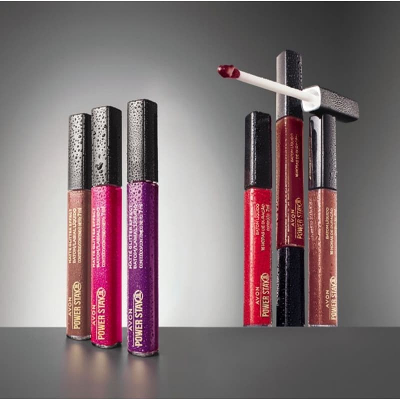 Power Stay Batom Líquido Matte Glitter Effect 7ml / Batom Liquido 16horas Avon ( Escolha o seu )