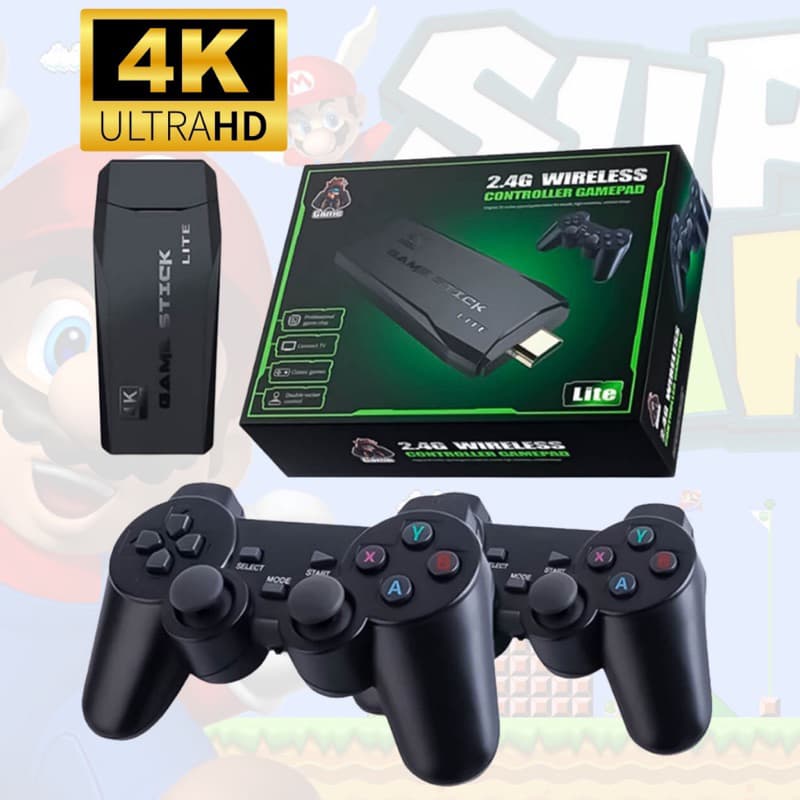 HD Vídeo Game Bastão De Videogame controle M8 4K Controlador Sem Fio HDMI 2.4G Ps1/Cps/Fc/Gb/Gba-Envio imediato