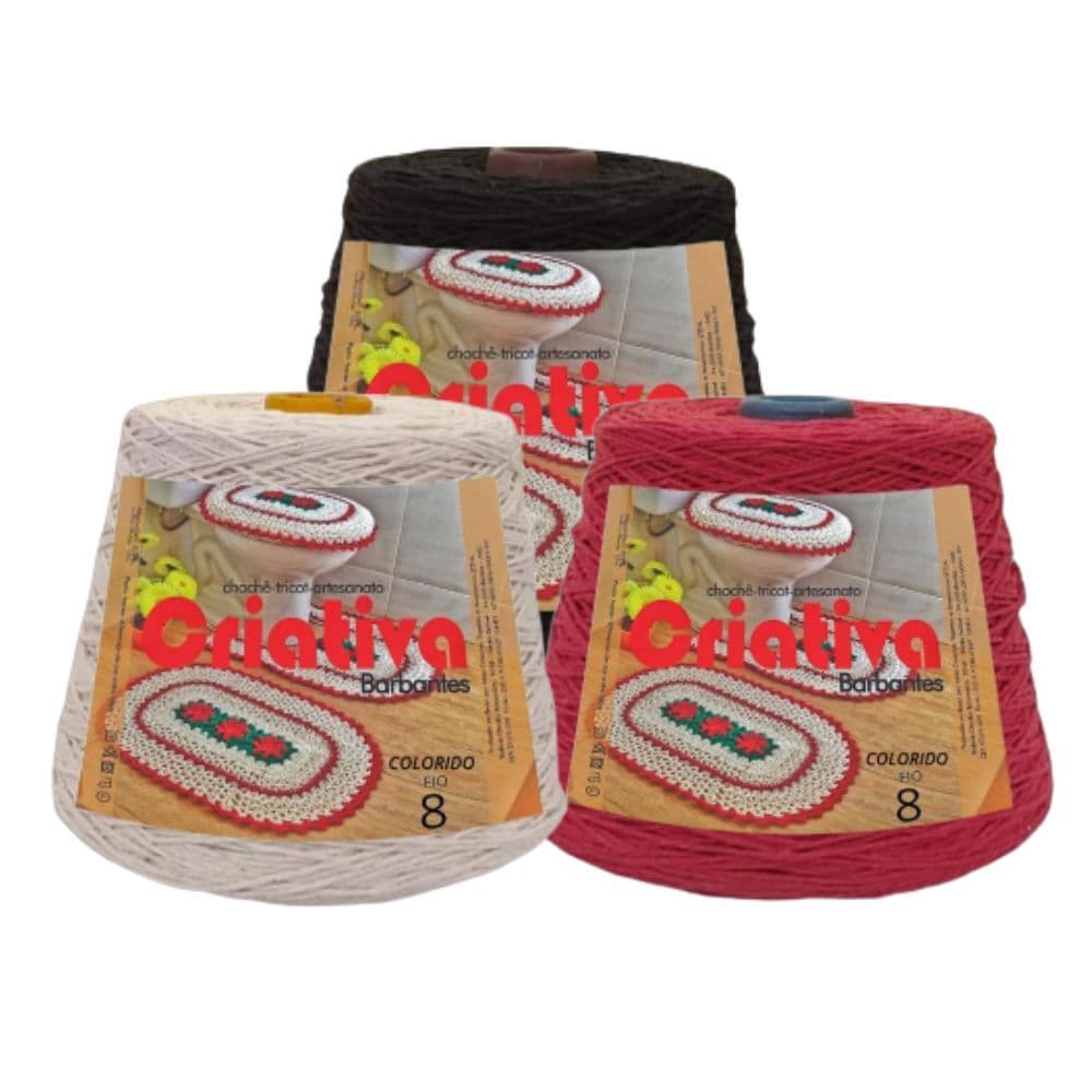 Barbante Criativa Big 2,5kg n.º 8 Para Crochê