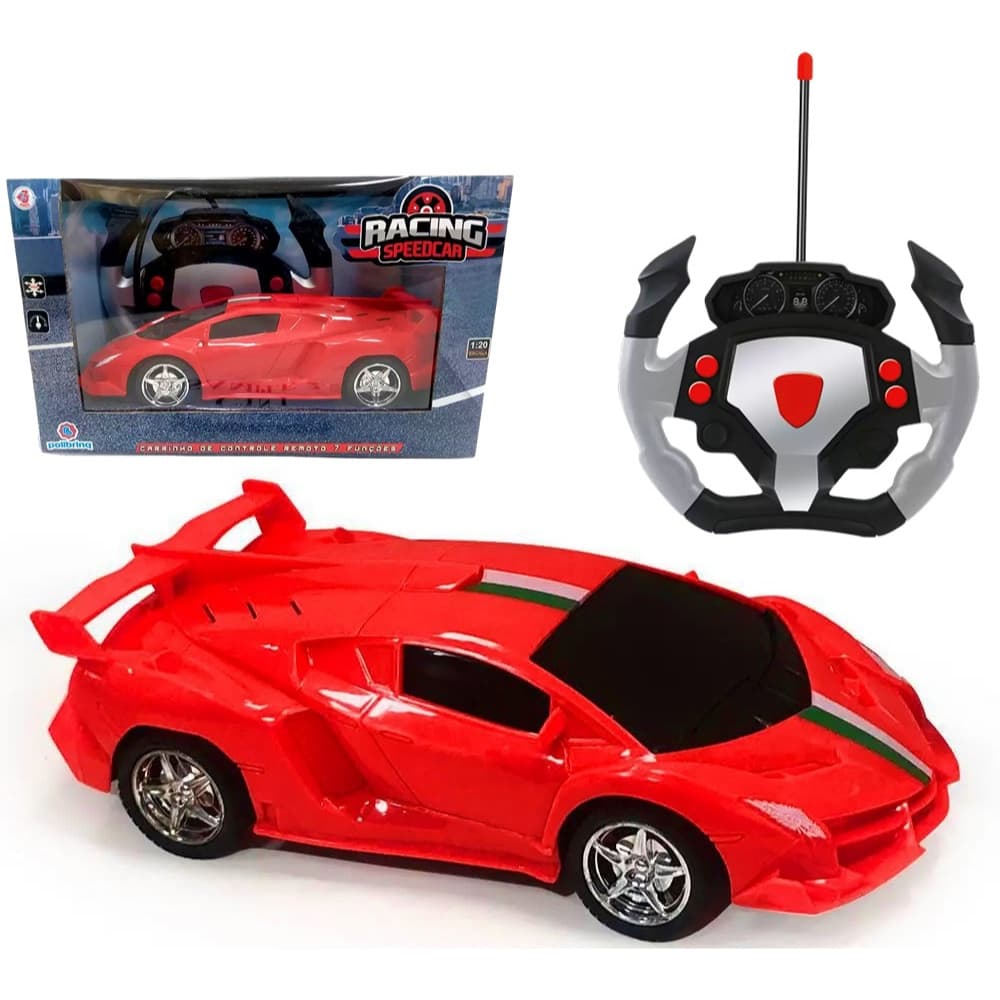 Carrinho De Controle Remoto Bugatti Ultra Carros 6 Comandos