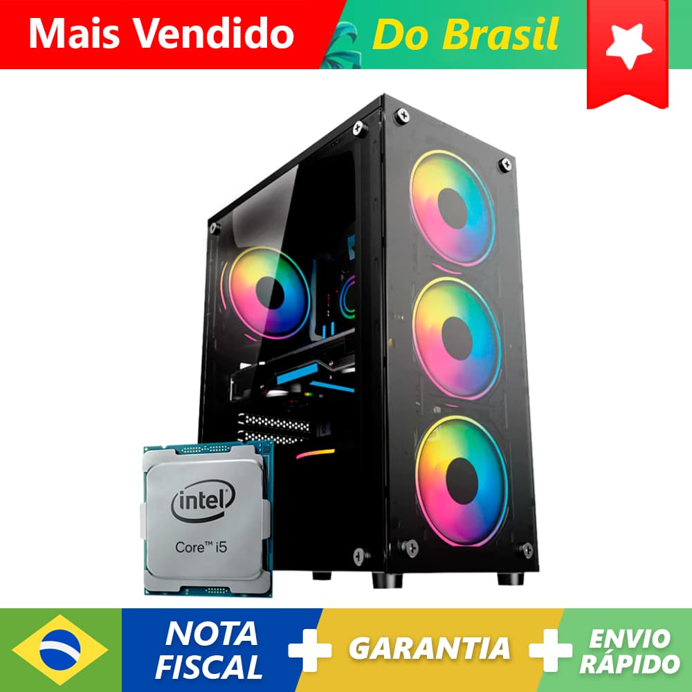 Computador Gamer Intel Core I5, 8Gb Ram, Ssd 120G