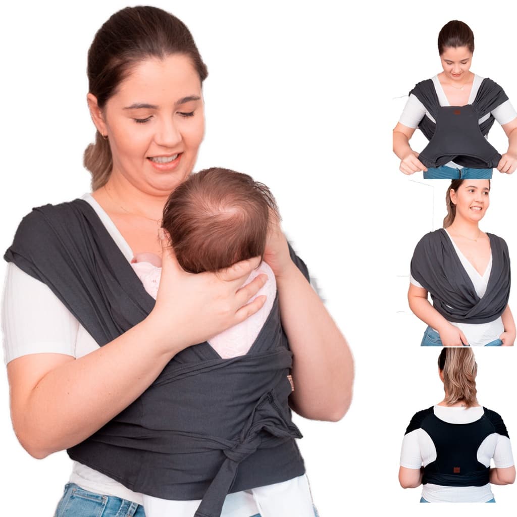 SLING DE VESTIR, LITTLE BENI, CANGURU CARREGADOR DE BEBÊ, WRAP SLING