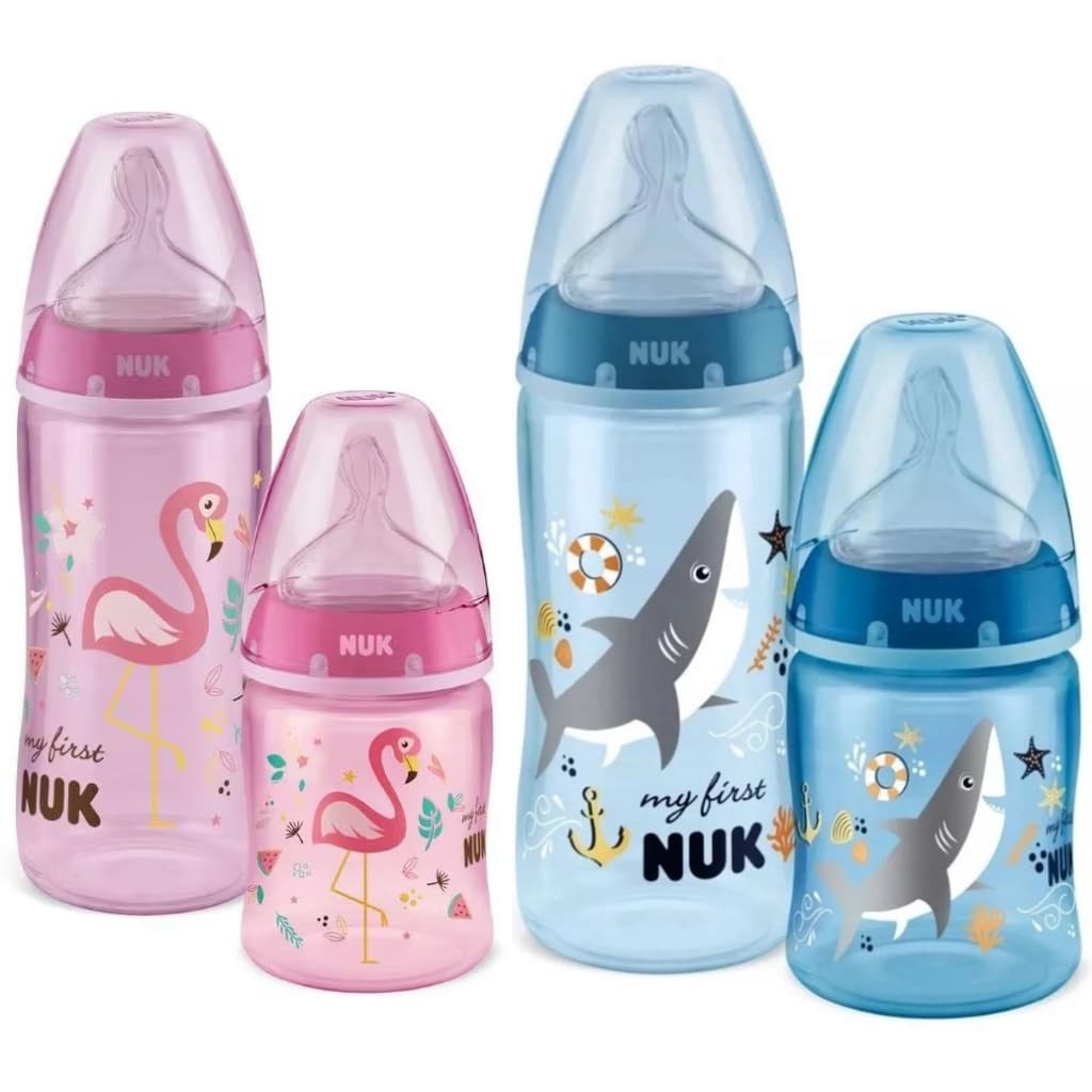 Kit 2 Mamadeiras Nuk My First Choice Livre Free BPA com Valvula Nuk Air System de 0 a 12 meses