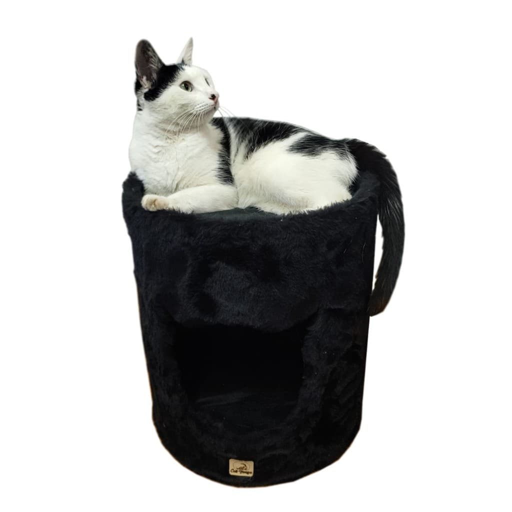 Casinha Toca Para Gatos com  duas almofadas lavável