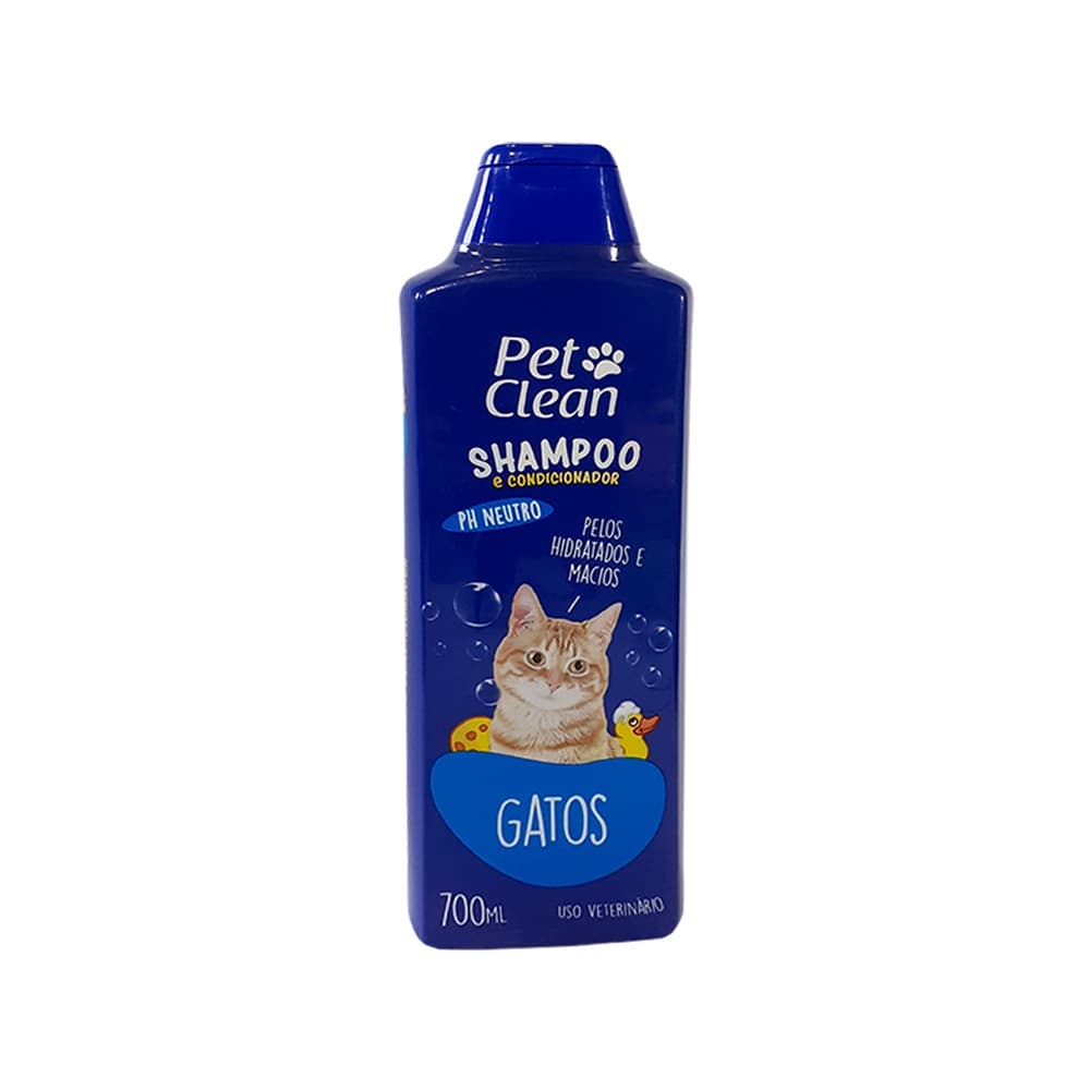 Shampoo Premium Pet Clean para Gatos Cuidados Essenciais para Pets