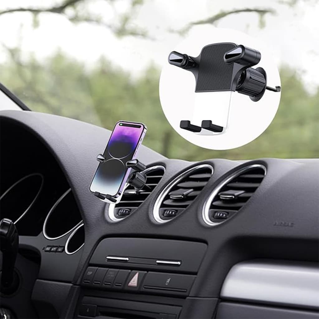 Suporte Veicular Carro para celular 360°Ventilação de Ar