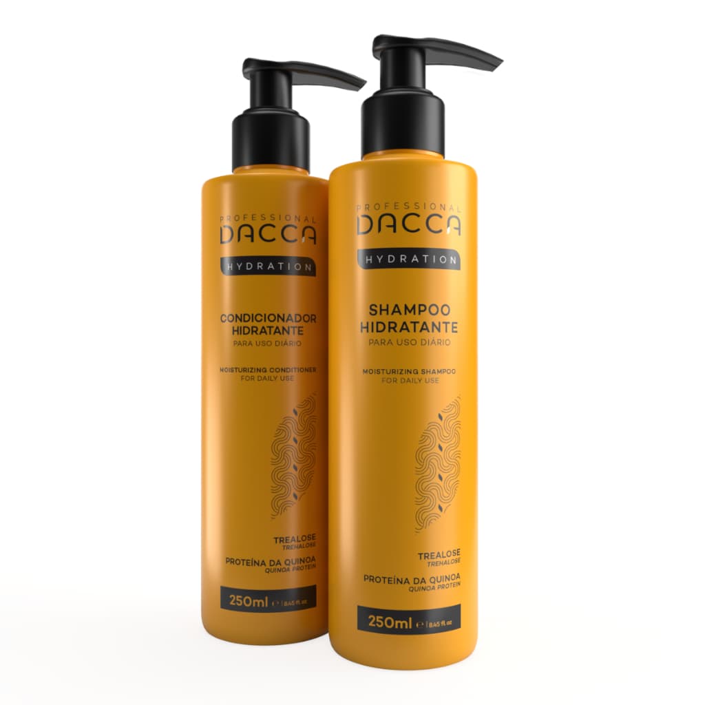 Dacca Kit Shampoo E Condicionador Hidratante Profissional De Salão Produtos de Cabelo