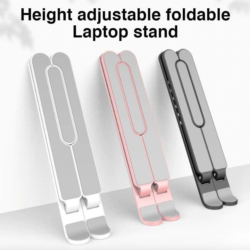 Suporte Notebook Base Regulável Premium Home Office Plástico Suporte para Notebook Stand Dobrável Resistente Ajustável enviar cor aleatória