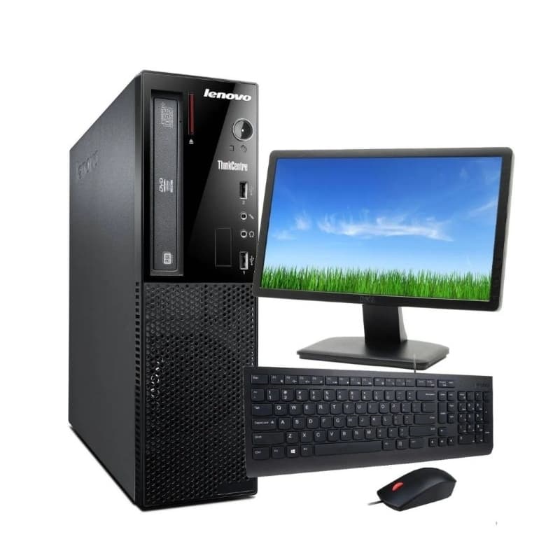 Pc Computador Cpu LenovoI3 ou I5  3°e4°Geração Ram Ddr3 HD Ssd Wi-Fi Monitor 17  teclado mouse Roda Freefire gta5 Roblox