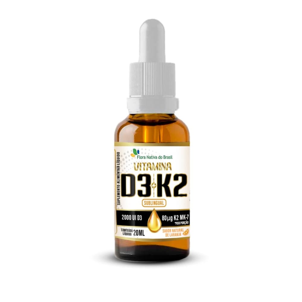 2 Vitamina K2 + Vitamina D3 Em Gotas 20ml