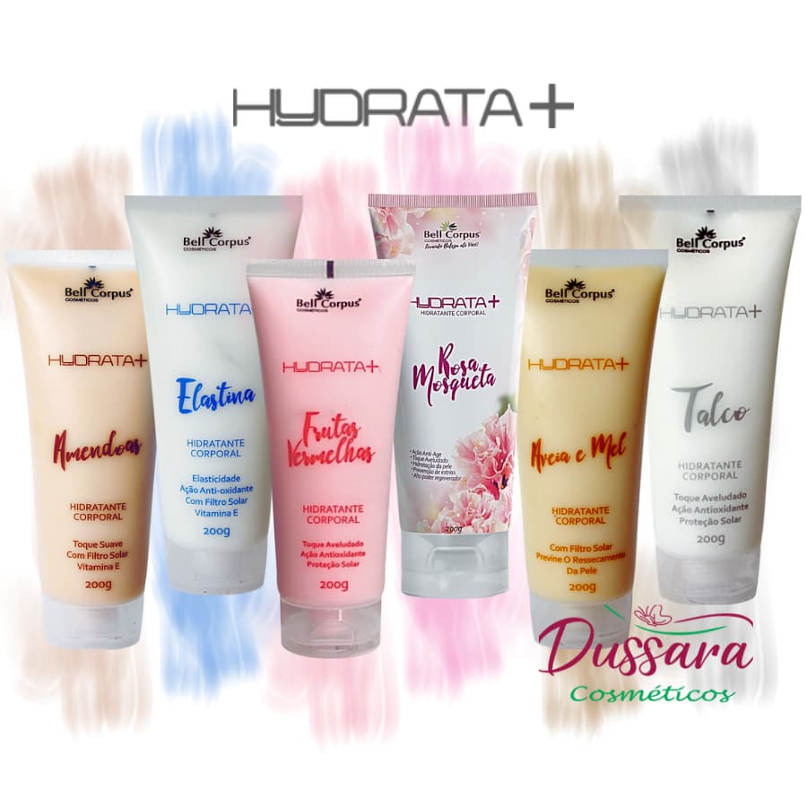 Hydrata + Creme Hidratante Corporal (Com Filtro Solar) Bell Corpus - 200g