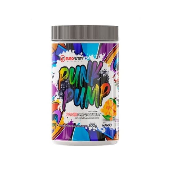 PRÉ TREINO PUNK PUMP PRE WORKOUT 300G EURONUTRY