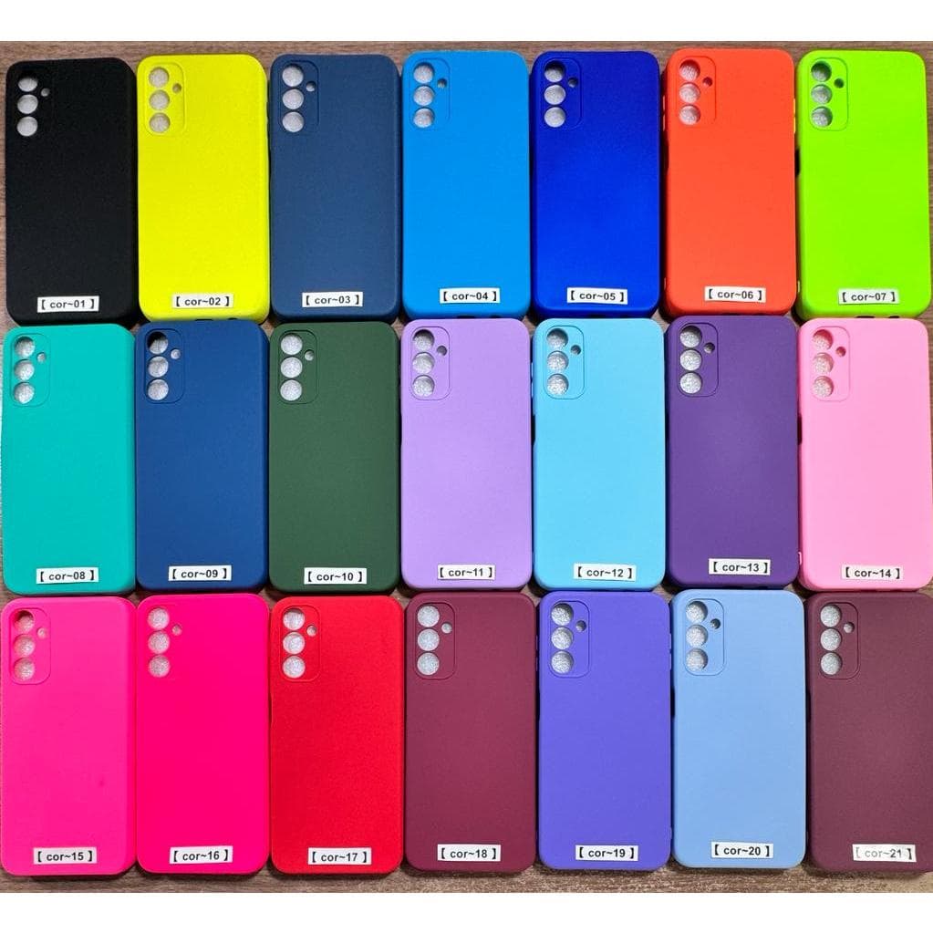 Capa Capinha Anti impacto Para Celular Samsung Galaxy A14  - Com Interior Aveludado de Silicone  / 014SM  - CP 014