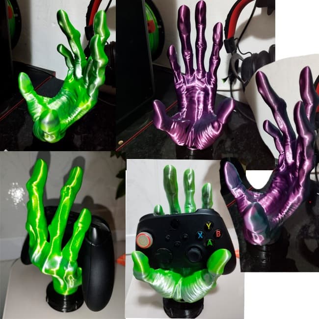 Suporte de mesa Mão Alien 6 dedos para controle de video game Universal Gamer