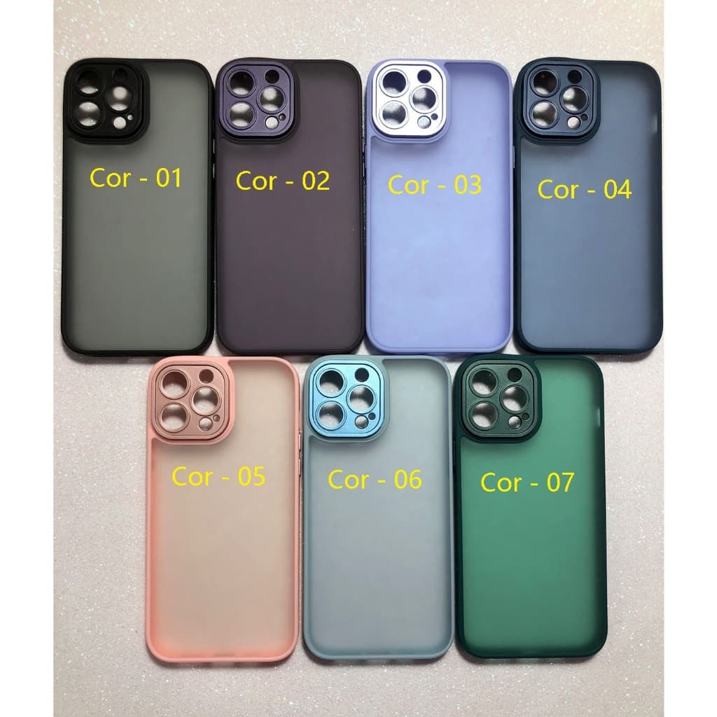 Capa Capinha de Celular Para Apple iPhone 13  Pro Max -  Capa Fosca Translúcida / 28IP   - CP 028