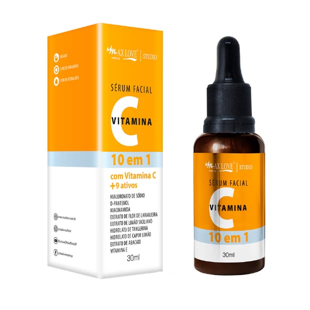 Sérum Facial Vitamina C 10X1 30ml - Max Love