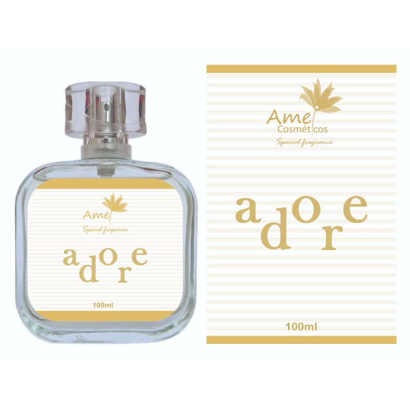 Perfume Feminino Adore Amei Cosmeticos Alta Fixação 33% de Essência Importada