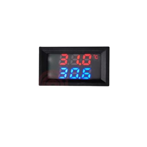 Medidor Digital De Temperatura Visor Duplo 4 A 28v