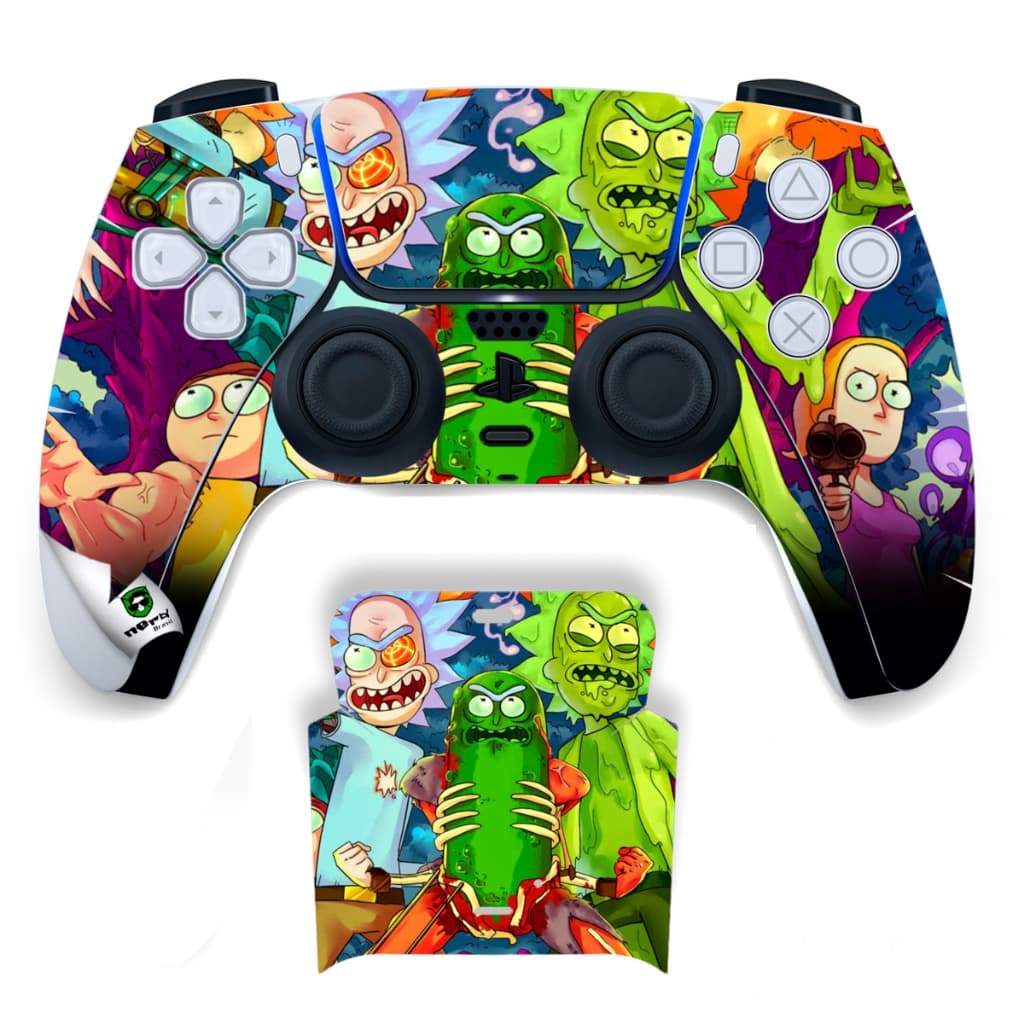 Adesivo de proteção controle videogame desenho louco  / 1 adesivo de fácil aplicação envernizado Cole em casa