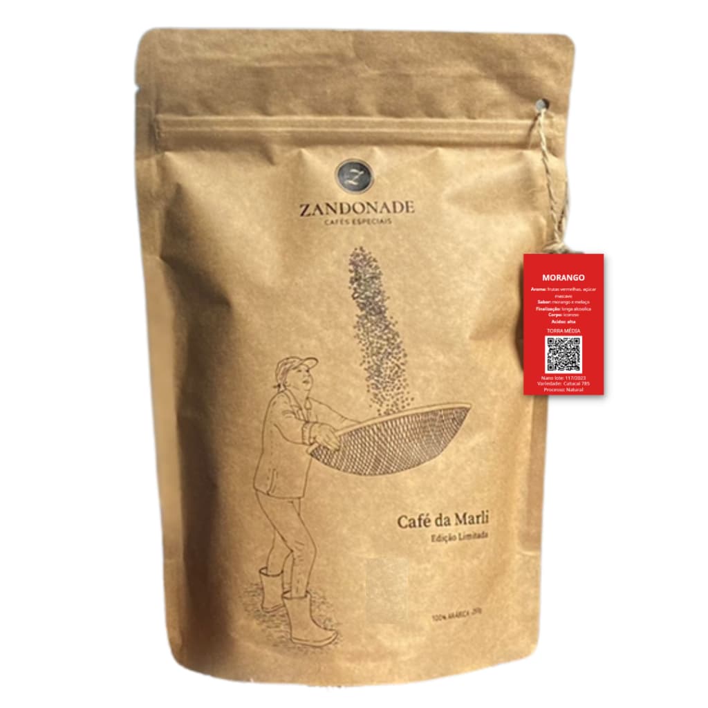 Café Especial Zandonade 100% Arábica em grãos ou pó moído - torra média Café da Marli 250g