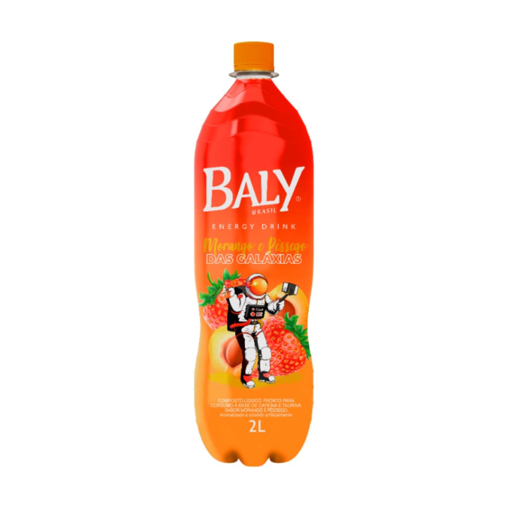 ENERGÉTICO BALY MORANGO E PESSEGO 2L 1UND
