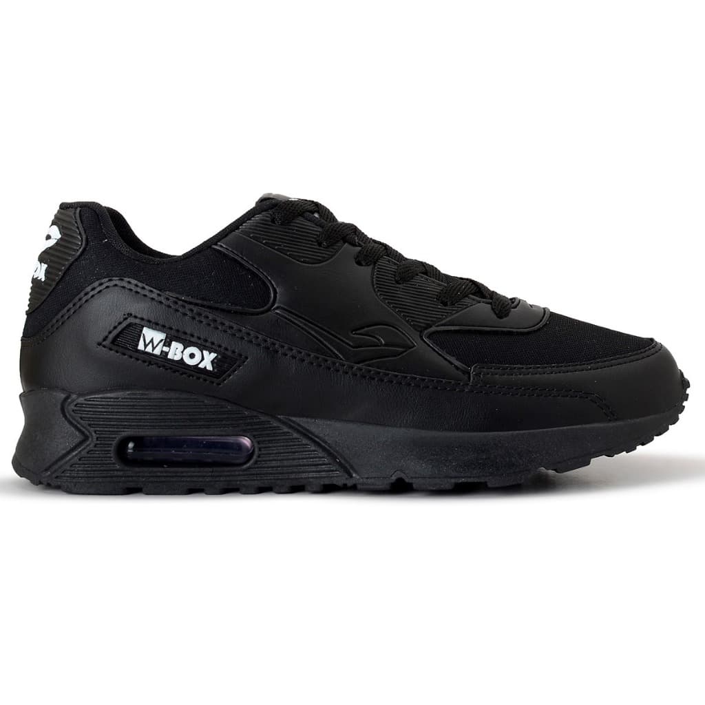 Tenis W BOX 1 PRETO  Unissex Promocao Esportivo Confortavel Envio Rapido Corrida