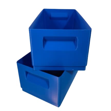 Cesto Organizador Multiuso Empilhável Gaveta Cozinha Escritório Armário Lavanderia 20x10x8