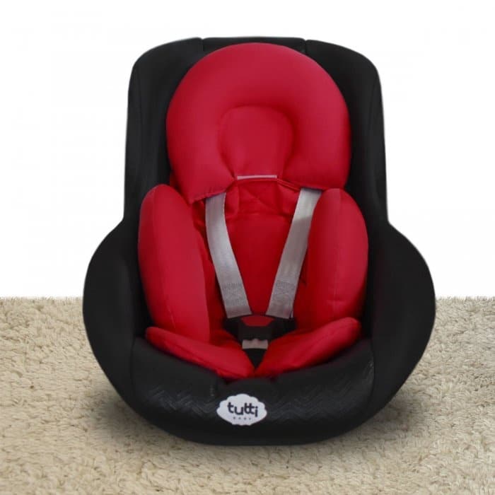 Colchonete Apoio para Bebê Conforto ou Carrinho de Bebê Vermelho