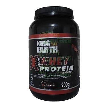X Whey Protein Concentrado 900g Sabor Chocolate - Rei Terra