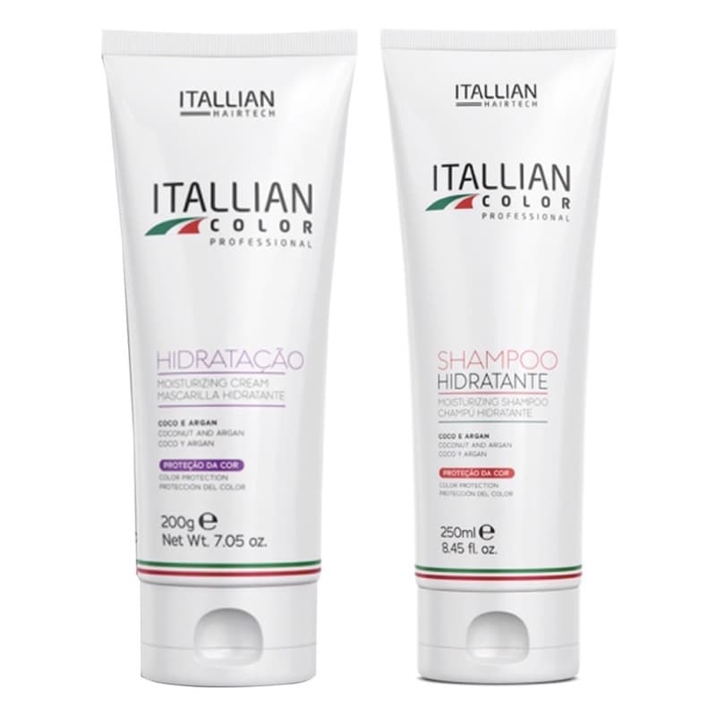 Kit Home Care Itallian Proteção da Cor (01 Shampoo Hidratante 250ml + 01 Hidratação 200g)