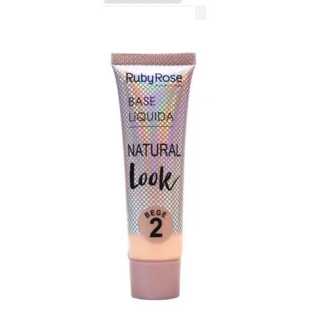 Base Líquida Natural Look com Soft Matte -Ruby Rose