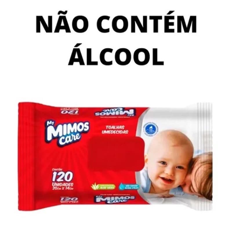 Lenço / Toalhas umedecidas My Mimos Care Kit 720 Unid Promoção Lenço Umedecido barato para higiene Infantil Baby Bebê