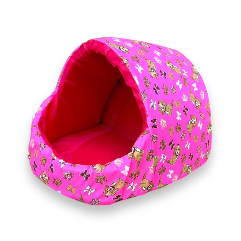 Cama Caminha Iglu Pets Casinha Gato Cachorro Iglu P M G Caminha Toca - NYLON