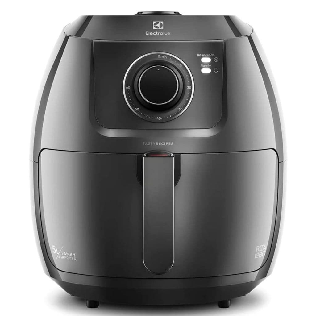 Fritadeira Elétrica sem oleo Electrolux EAF50 5L desligamento automático 1700W Preta - 220V