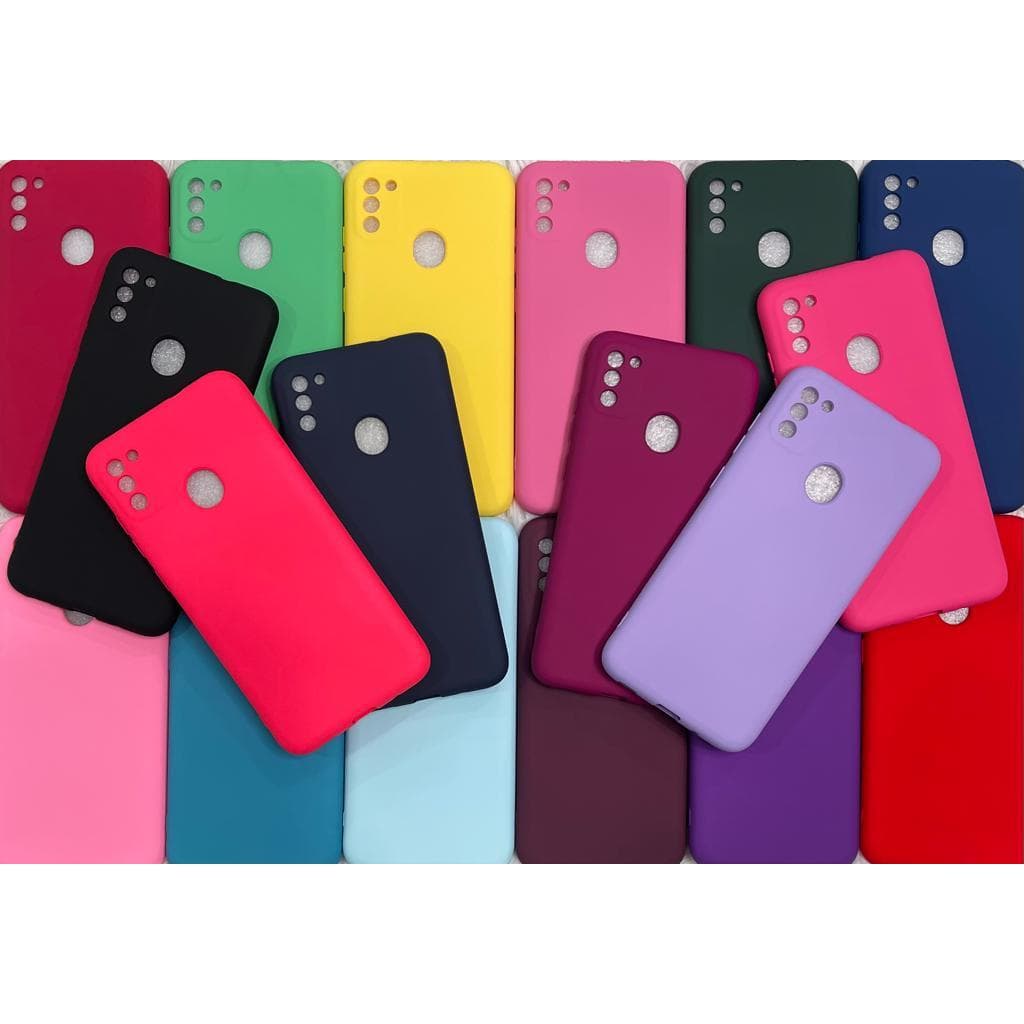 Capa Capinha Para Samsung  A11 A115 Silicone Aveludado Película Case